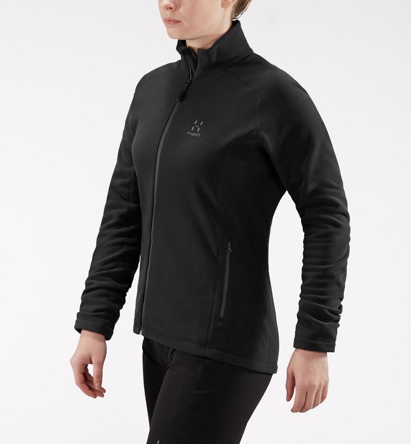 Haglöfs Astro Fleece Black For Womens TXBPI0829 Australia